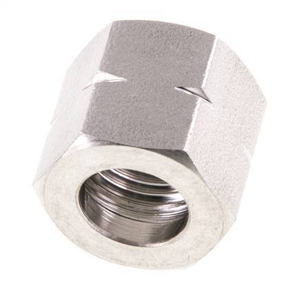 4/6/9mm (G1/4'' LH) Acier Inoxydable Écrou Union L15mm