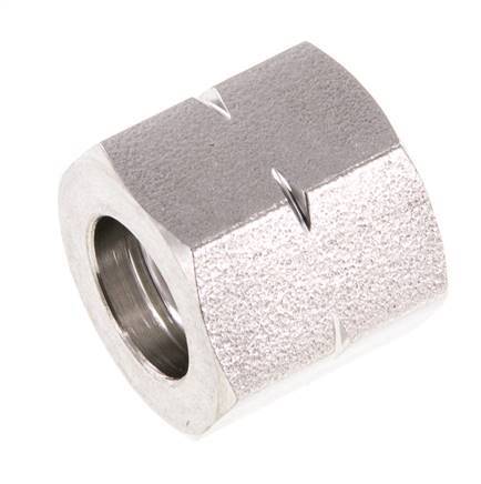 4/6/9mm (G1/4'' LH) Acier Inoxydable Écrou Union L15mm