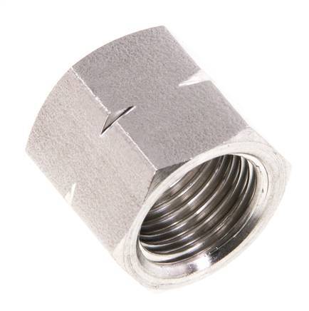 4/6/9mm (G1/4'' LH) Acier Inoxydable Écrou Union L15mm