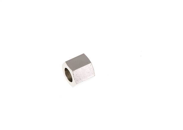 9mm (G1/4'') Nickel-plated Brass Union Nut L15.5mm [5 Pieces]