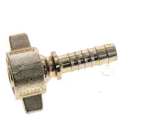 13 mm (1/2'') & G3/4'' Steel / Malleable cast iron Hose Barb Female Safety collars DIN 8537/20033