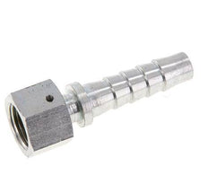 Pilier de tuyau en acier zingue 13x25 mm & G1/2'' avec ecrou-raccord DIN EN 14423 / DIN 2826