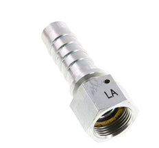 Pilier de tuyau en acier zingue 19x33 mm & G3/4'' avec ecrou-raccord DIN EN 14423 / DIN 2826