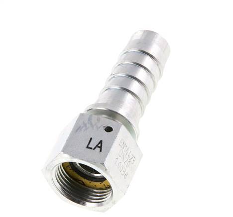 Pilier de tuyau en acier zingue 19x33 mm & G3/4'' avec ecrou-raccord DIN EN 14423 / DIN 2826