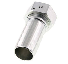 Pilier de tuyau en acier zingue 38x54 mm & G1-1/2'' avec ecrou-raccord DIN EN 14423 / DIN 2826