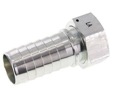 Pilier de tuyau en acier zingue 38x54 mm & G1-1/2'' avec ecrou-raccord DIN EN 14423 / DIN 2826