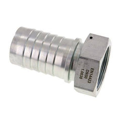 Colonne de tuyau en acier zingue 50x68 mm & G2'' avec ecrou-raccord DIN EN 14423 / DIN 2826