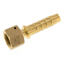 Pilier de tuyau en laiton 13x25 mm & G1/2'' avec ecrou-raccord DIN EN 14423 / DIN 2826