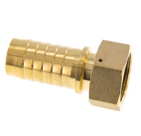 Pilier de tuyau en laiton 32x48 mm & G1-1/4'' avec ecrou-raccord DIN EN 14423 / DIN 2826