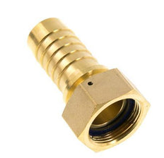 Pilier de tuyau en laiton 32x48 mm & G1-1/4'' avec ecrou-raccord DIN EN 14423 / DIN 2826