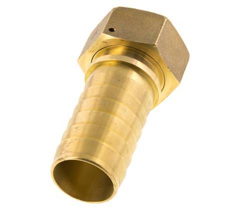 Pilier de tuyau en laiton 38x54 mm &amp; G1-1/2'' avec écrou-raccord DIN EN 14423 / DIN 2826