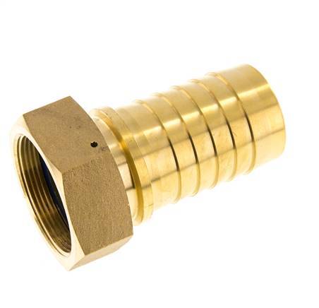 Colonne pour tuyau en laiton 50x68 mm & G2'' avec ecrou-raccord DIN EN 14423 / DIN 2826