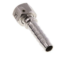 Pilier de tuyau 13x25 mm & G1/2'' en acier inoxydable 1.4301 avec ecrou-raccord DIN EN 14423 / DIN 2826