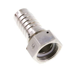 Pilier de tuyau 32x48 mm & G1-1/4'' en acier inoxydable 1.4301 avec ecrou-raccord DIN EN 14423 / DIN 2826