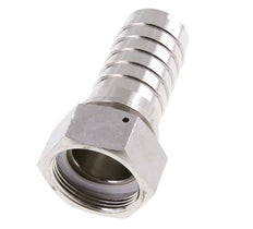 Pilier de tuyau 38x54 mm & G1-1/2'' en acier inoxydable 1.4301 avec ecrou-raccord DIN EN 14423 / DIN 2826