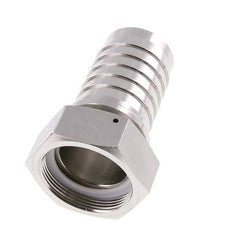 Colonne de tuyau 50x68 mm & G2'' en acier inoxydable 1.4301 avec ecrou-raccord DIN EN 14423 / DIN 2826