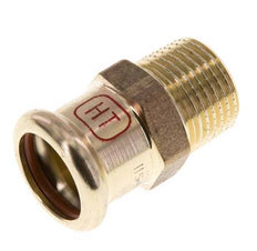 Raccord à sertir - 18mm Femelle & R 1/2'' Mâle - Alliage de cuivre