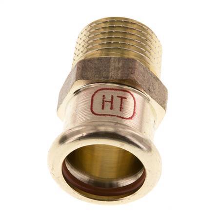 Raccord à sertir - 18mm Femelle & R 1/2'' Mâle - Alliage de cuivre