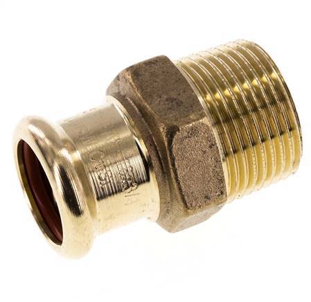 Raccord à sertir - 18mm Femelle & R 3/4'' Mâle - Alliage de cuivre