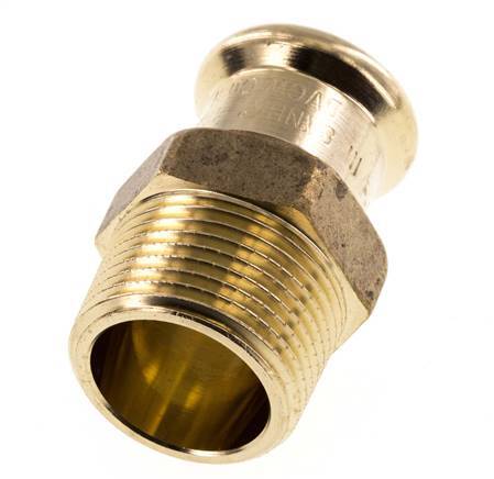 Raccord à sertir - 18mm Femelle & R 3/4'' Mâle - Alliage de cuivre