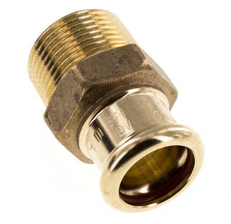 Raccord à sertir - 18mm Femelle & R 3/4'' Mâle - Alliage de cuivre