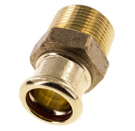 Raccord à sertir - 18mm Femelle & R 3/4'' Mâle - Alliage de cuivre