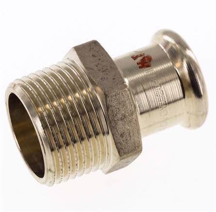 Raccord à sertir - 22mm Femelle & R 1'' Mâle - Alliage de cuivre