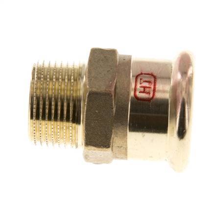 Raccord à sertir - 28mm Femelle & R 3/4'' Mâle - Alliage de cuivre