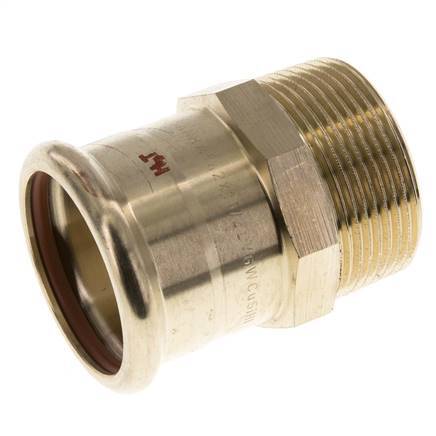 Raccord à sertir - 42mm Femelle & R 1-1/2'' Mâle - Alliage de cuivre