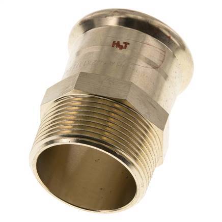 Raccord à sertir - 42mm Femelle & R 1-1/2'' Mâle - Alliage de cuivre