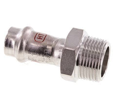 Raccord à sertir - 15mm Femelle & R 3/4'' Mâle - Acier inoxydable
