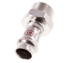 Raccord à sertir - 15mm Femelle & R 3/4'' Mâle - Acier inoxydable