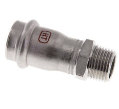 Raccord à sertir - 22mm Femelle & R 1/2'' Mâle - Acier inoxydable