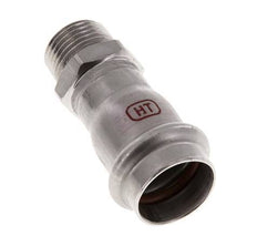 Raccord à sertir - 22mm Femelle & R 1/2'' Mâle - Acier inoxydable