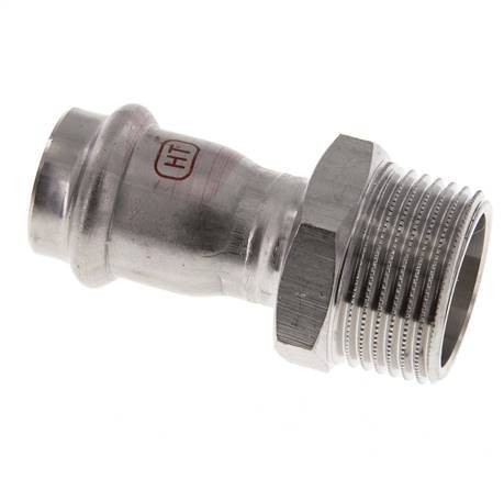 Raccord à sertir - 22mm Femelle & R 1'' Mâle - Acier inoxydable