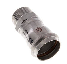 Raccord à sertir - 35mm Femelle & R 1'' Mâle - Acier inoxydable