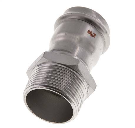 Raccord à sertir - 35mm Femelle & R 1-1/4'' Mâle - Acier inoxydable