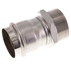 Raccord à sertir - 54mm Femelle & R 2'' Mâle - Acier inoxydable