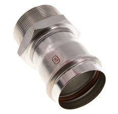 Raccord à sertir - 54mm Femelle & R 2'' Mâle - Acier inoxydable