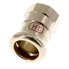 Raccord à sertir - 15mm Femelle & Rp 3/8'' - Alliage de cuivre