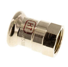 Raccord à sertir - 15mm Femelle & Rp 3/8'' - Alliage de cuivre