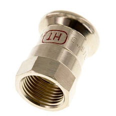 Raccord à sertir - 15mm Femelle & Rp 3/8'' - Alliage de cuivre
