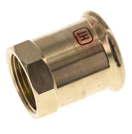 Raccord à sertir - 15mm Femelle & Rp 1/2'' - Alliage de cuivre