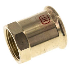 Raccord à sertir - 15mm Femelle & Rp 1/2'' - Alliage de cuivre