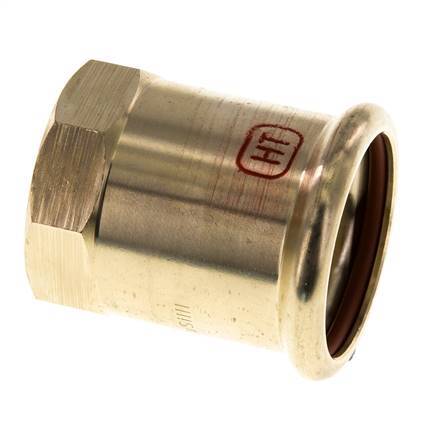 Press Fitting - 15mm Female & Rp 1/2'' - Copper alloy