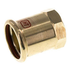 Raccord à sertir - 15mm Femelle & Rp 1/2'' - Alliage de cuivre