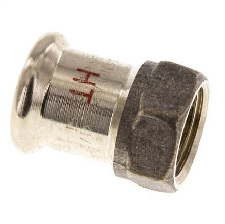 Raccord à sertir - 18mm Femelle & Rp 1/2'' Femelle - Alliage de cuivre