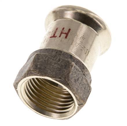 Raccord à sertir - 18mm Femelle & Rp 1/2'' Femelle - Alliage de cuivre