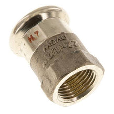 Raccord à sertir - 22mm Femelle & Rp 1/2'' Femelle - Alliage de cuivre