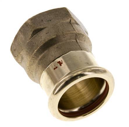 Press Fitting - 22mm Female & Rp 1'' Female - Copper alloy